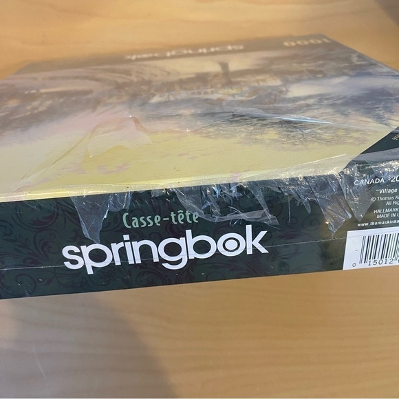 NEW Springbok Thomas Kinkade Village Christmas Puzzle 1000 pieces - Picture 2 of 7